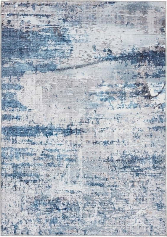 Eco-Washable Rug Abstract Design Non-Slip