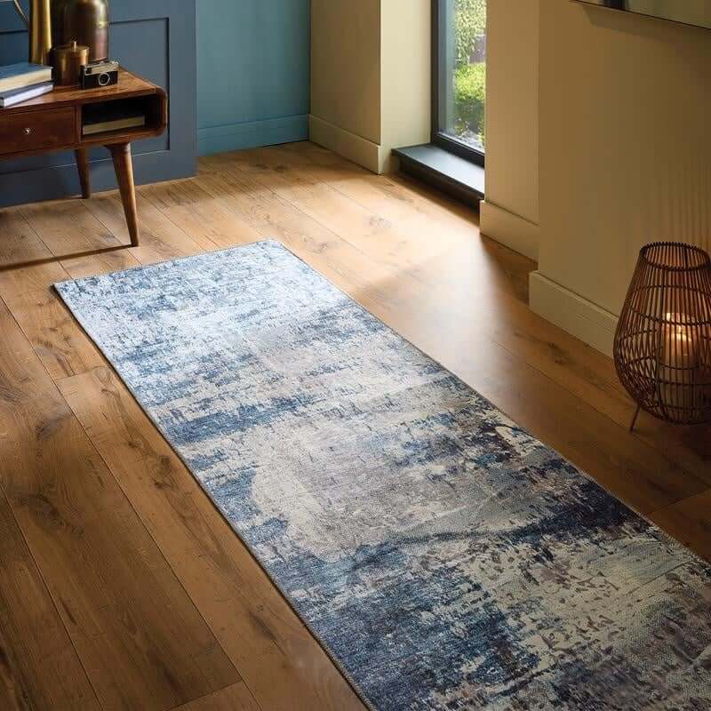 Eco-Washable Rug Abstract Design Non-Slip