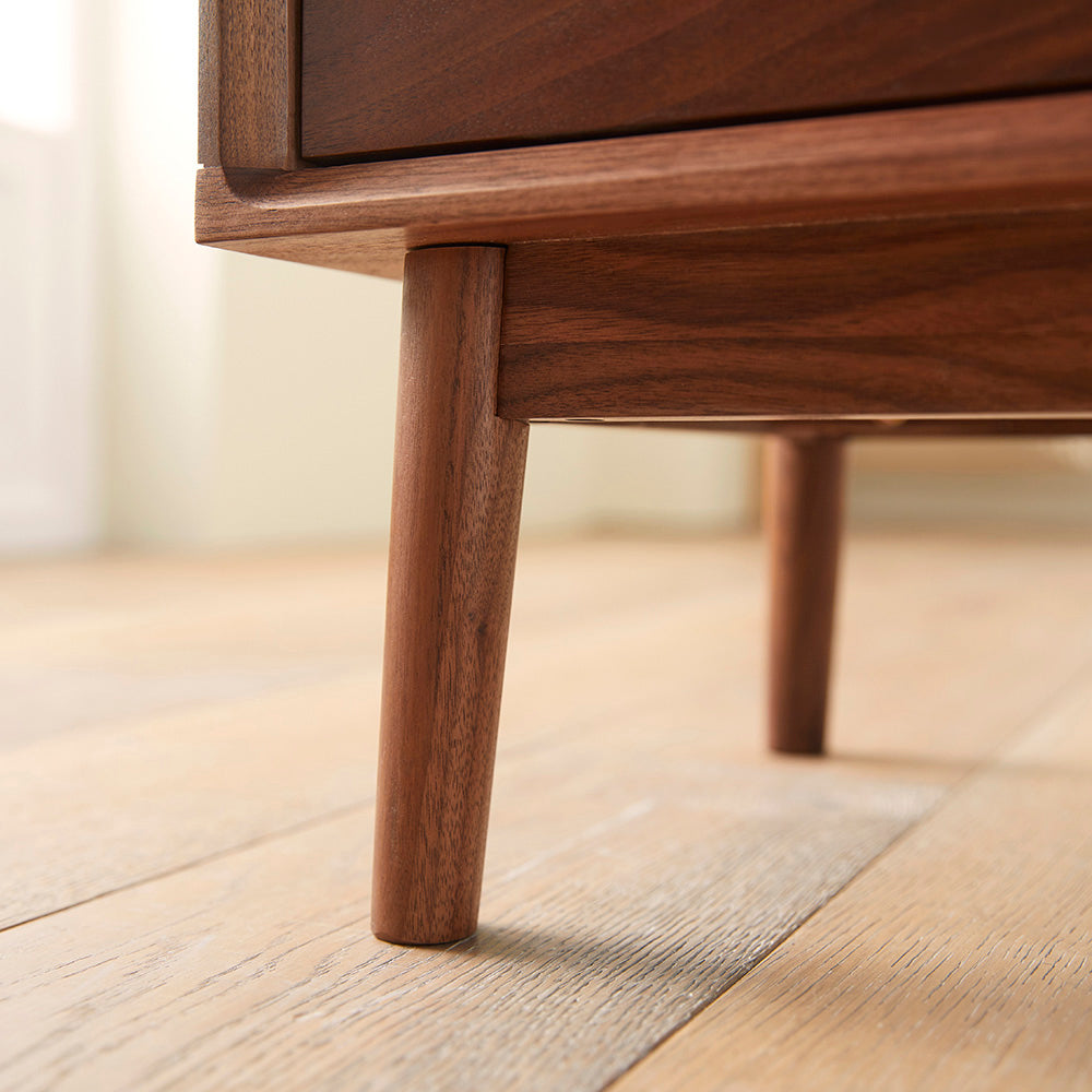 Fishe & Lilly Wright Walnut Bedside Table