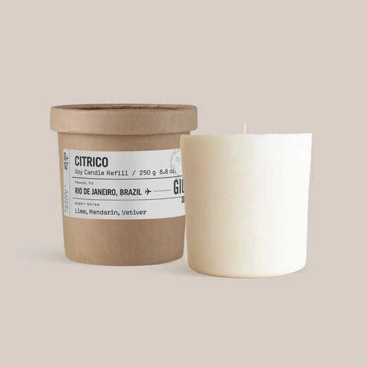 Citrico Scented Candle Refill - White Bear Furnishings
