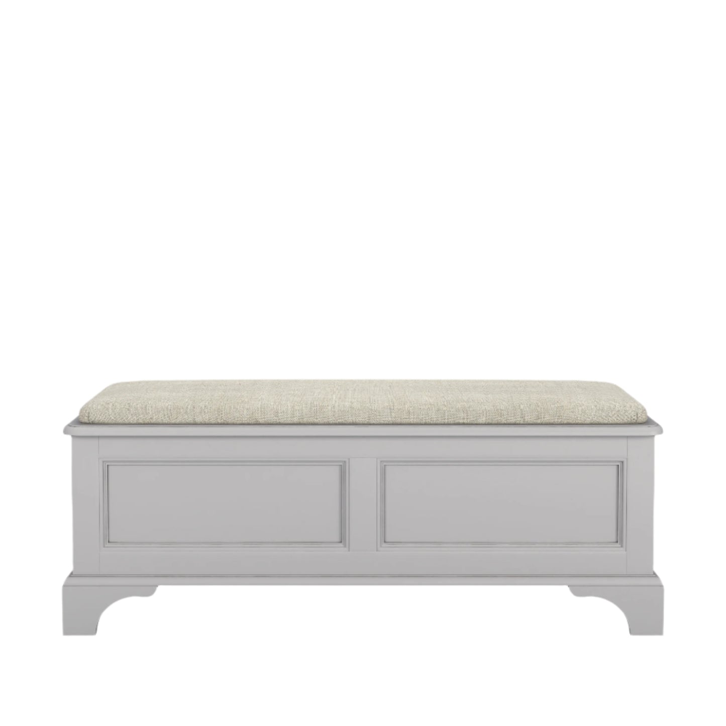 Laura Ashley Clifton Dove Grey Blanket Box - 3575328 - White Bear Furnishings