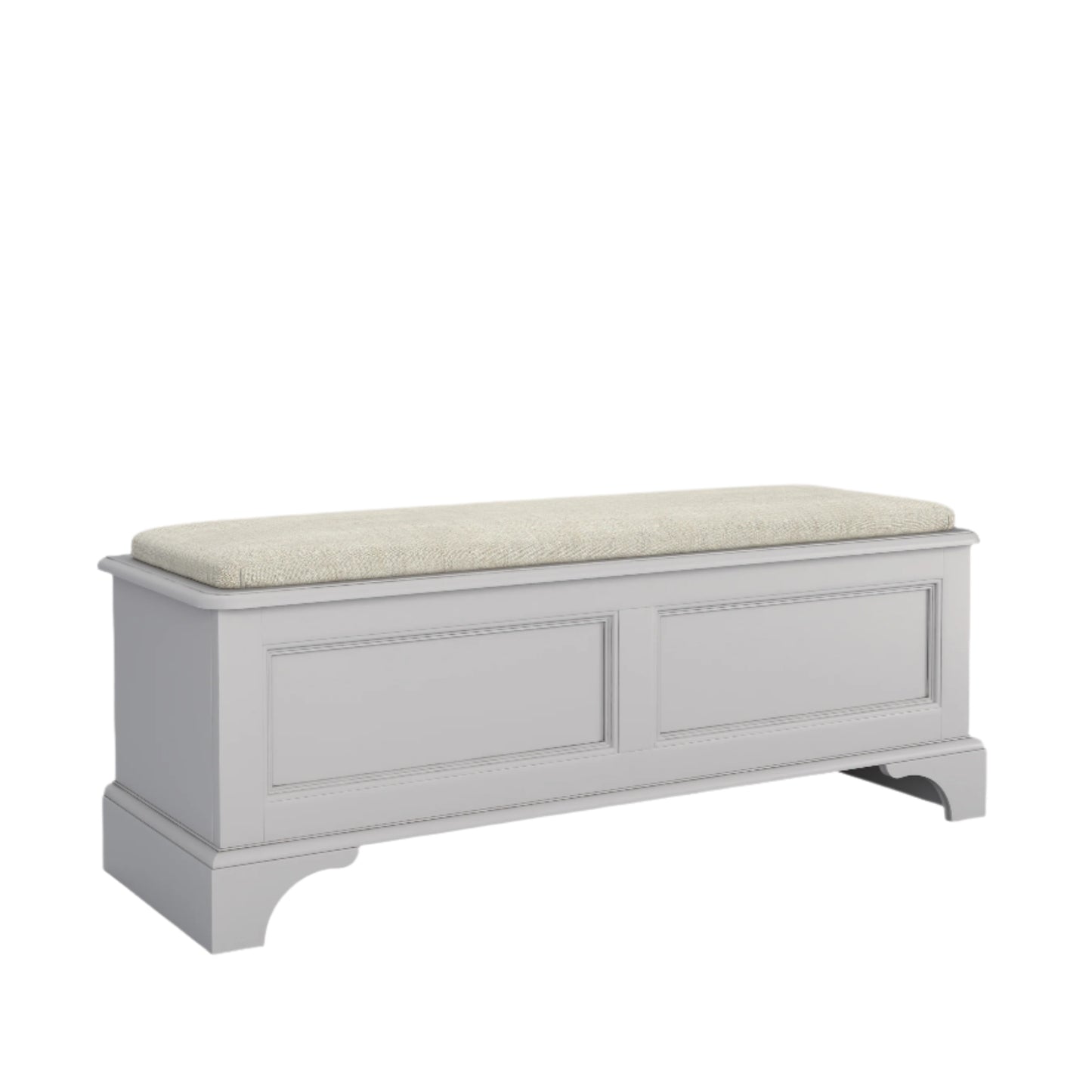 Laura Ashley Clifton Dove Grey Blanket Box - 3575328 - White Bear Furnishings