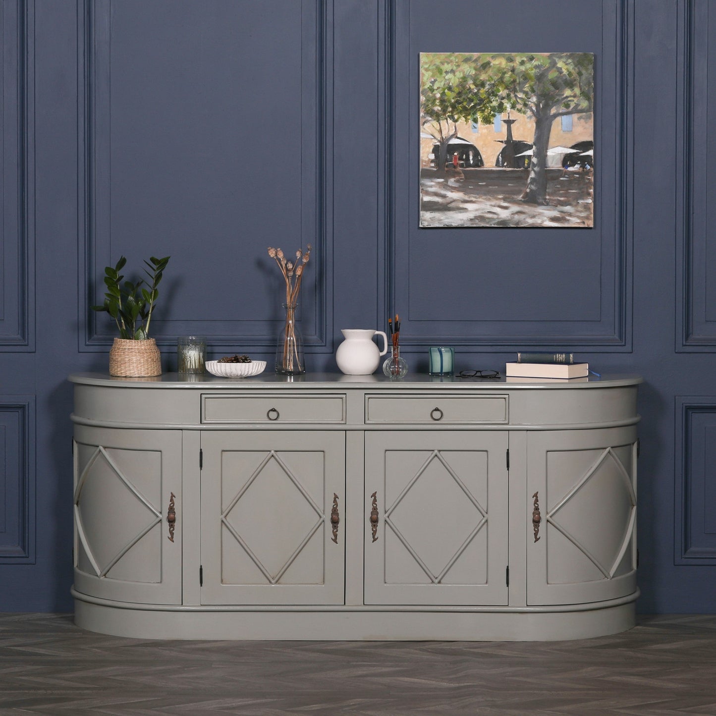 Maison Reproductions Classical Grey Sideboard - DRF03