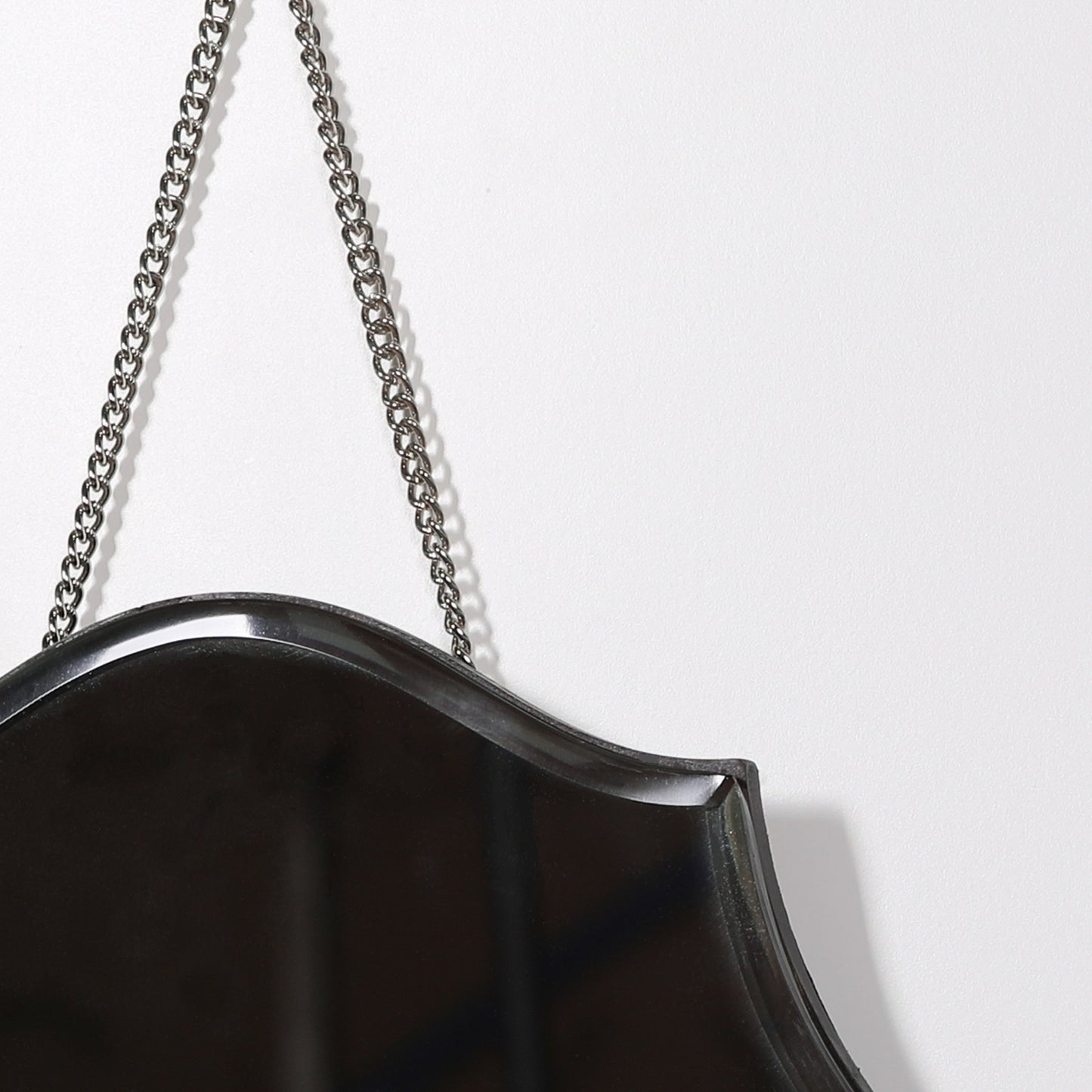 Frameless Scalloped Ornate Bevelled Glass Wall Mirror - FM880 - White Bear Furnishings