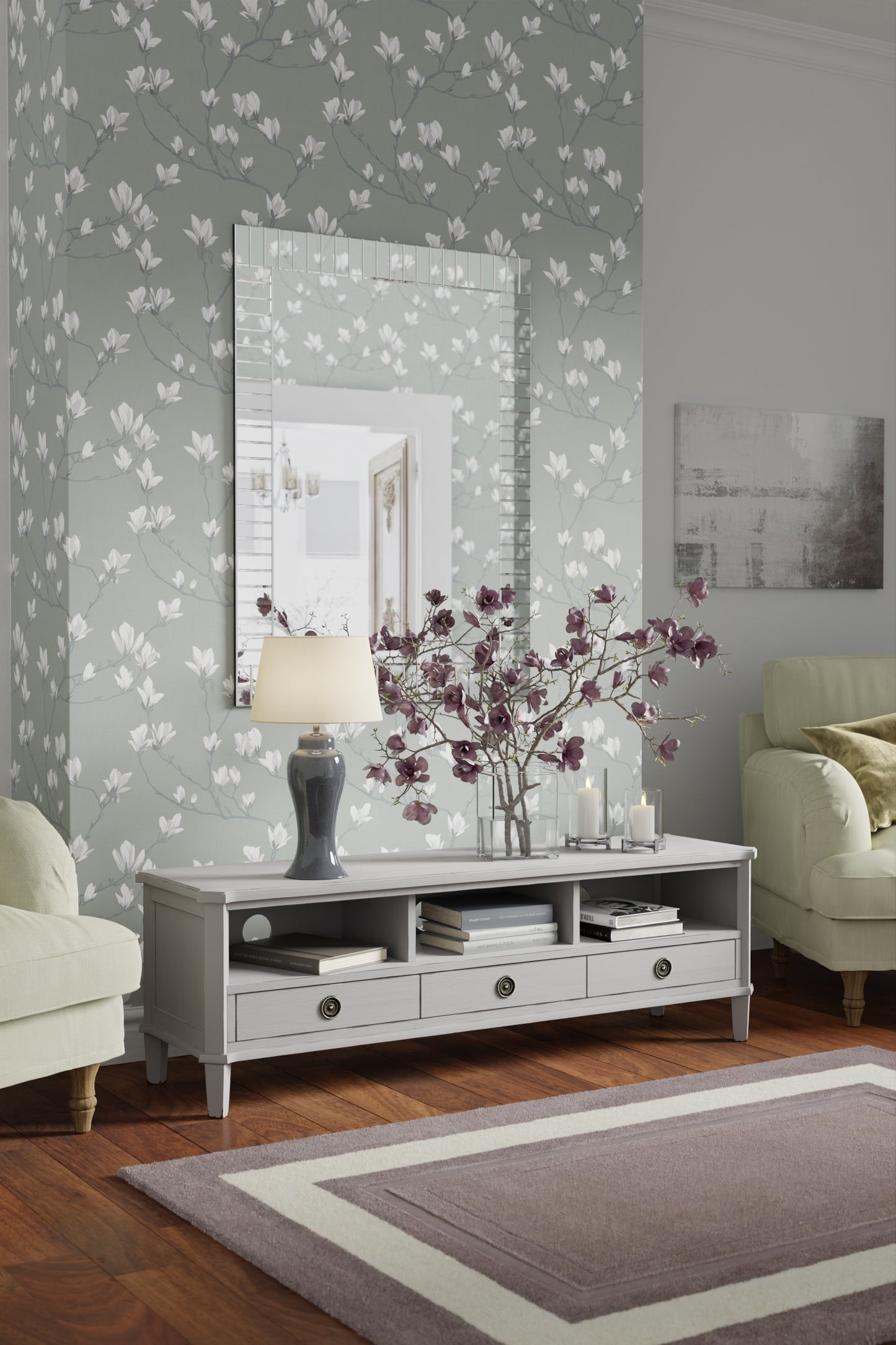 Laura Ashley 3 Drawer Wide TV Unit