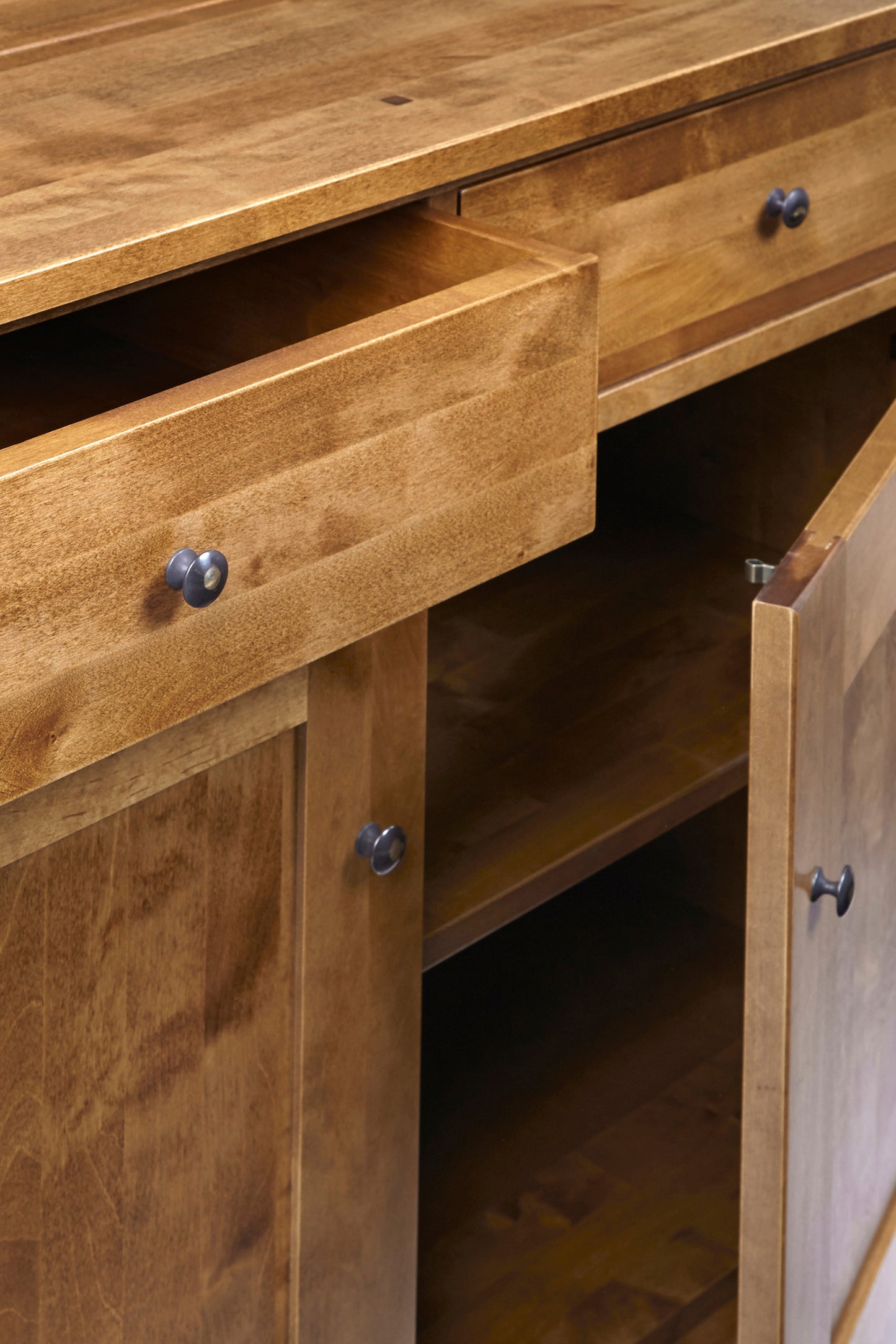 Laura Ashley Garrat 2 Door 2 Drawer Sideboard in Honey - 3394825 - White Bear Furnishings