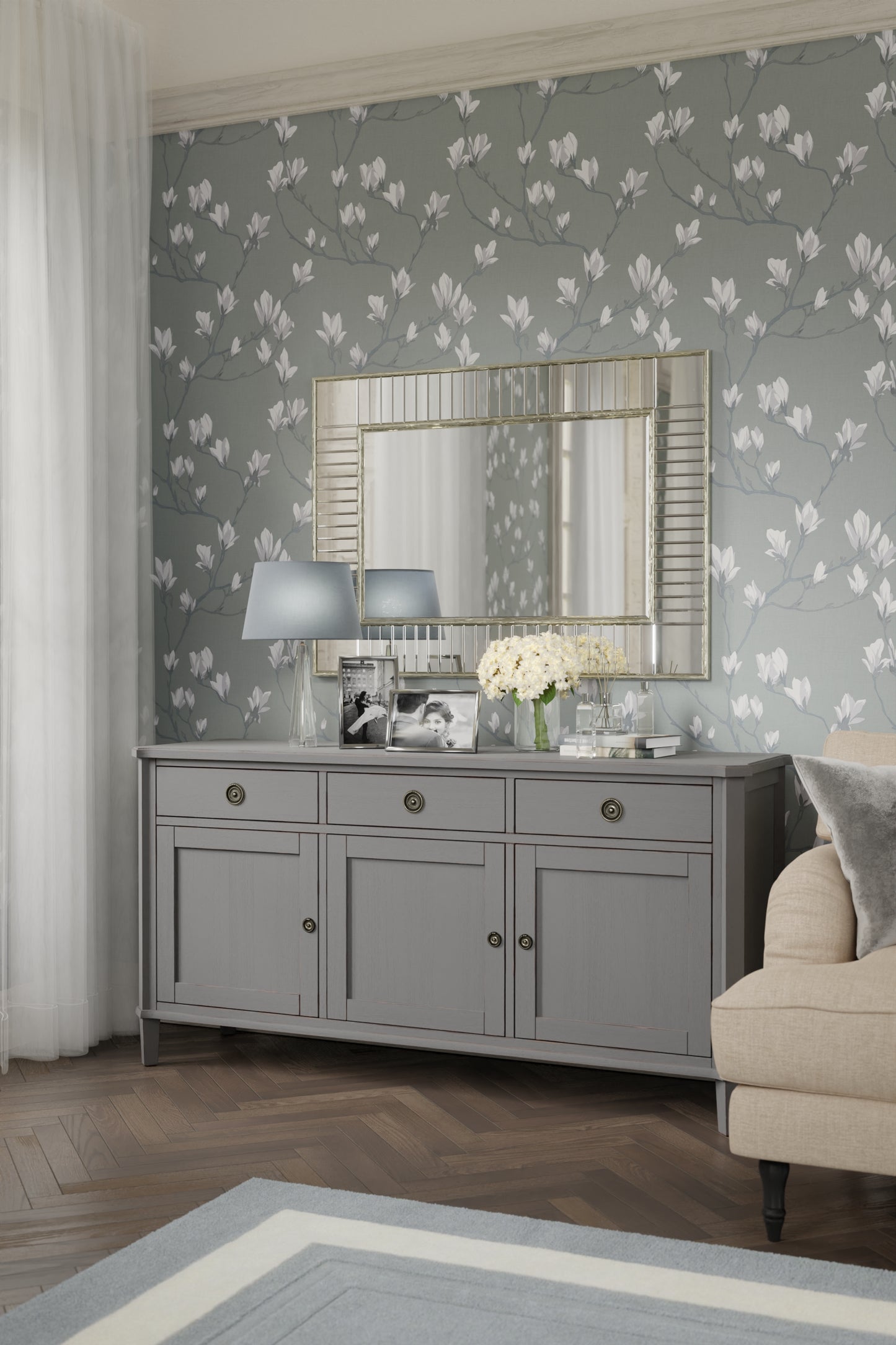 Laura Ashley Henshaw 3 Door 3 Drawer Sideboard