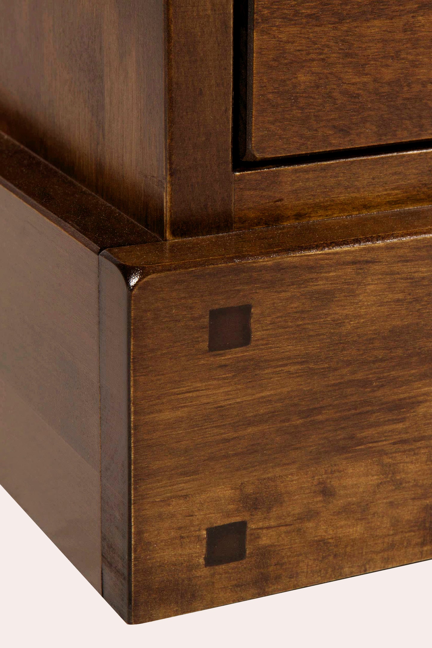 Laura Ashley Garrat 7 Drawer Desk in Dark Chestnut - 3467368 - White Bear Furnishings