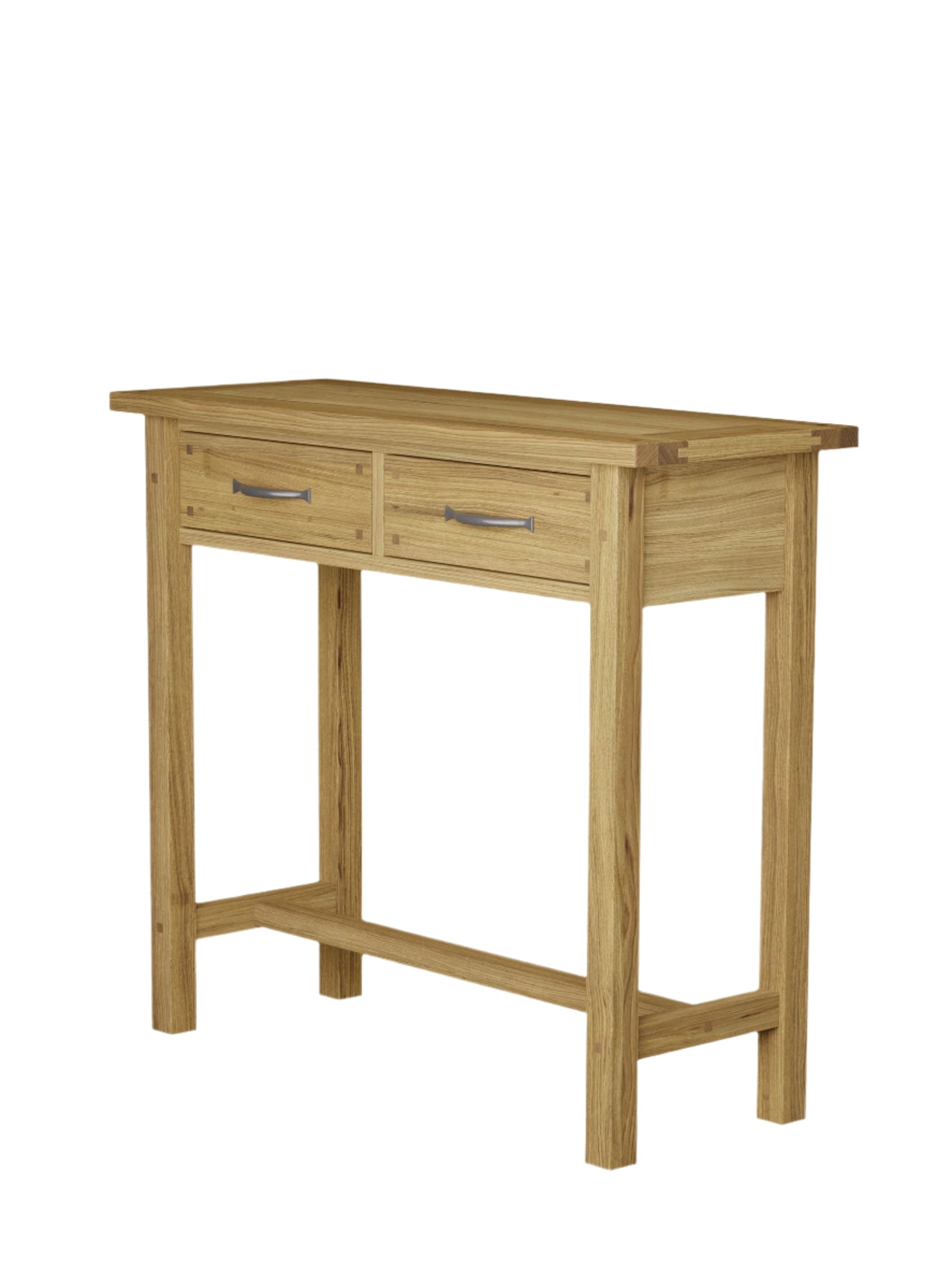 Laura Ashley Milton 2 Drawer Console Table in Oak - 3499095
