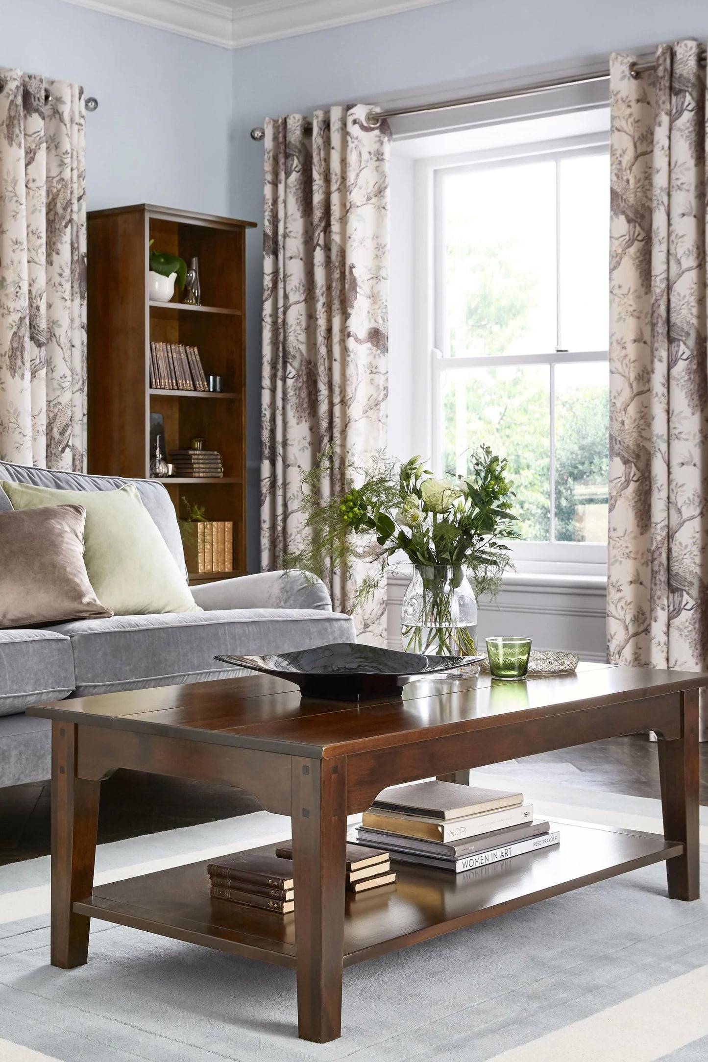 Laura Ashley Garrat Rectangular Coffee Table in Dark Chestnut - 3575441 - White Bear Furnishings