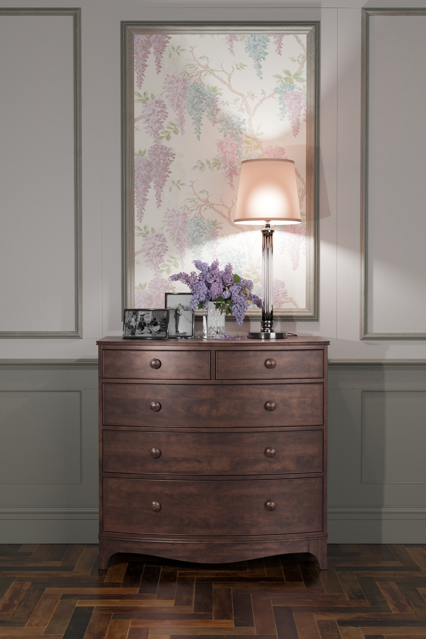 Laura Ashley Broughton Dark 2+3 Drawer Chest - 3506324 - White Bear Furnishings