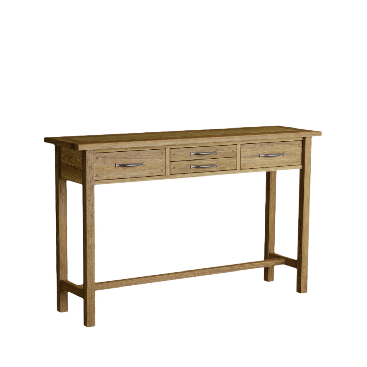 Laura Ashley Milton 4 Drawer Console Table in Oak - 3160617