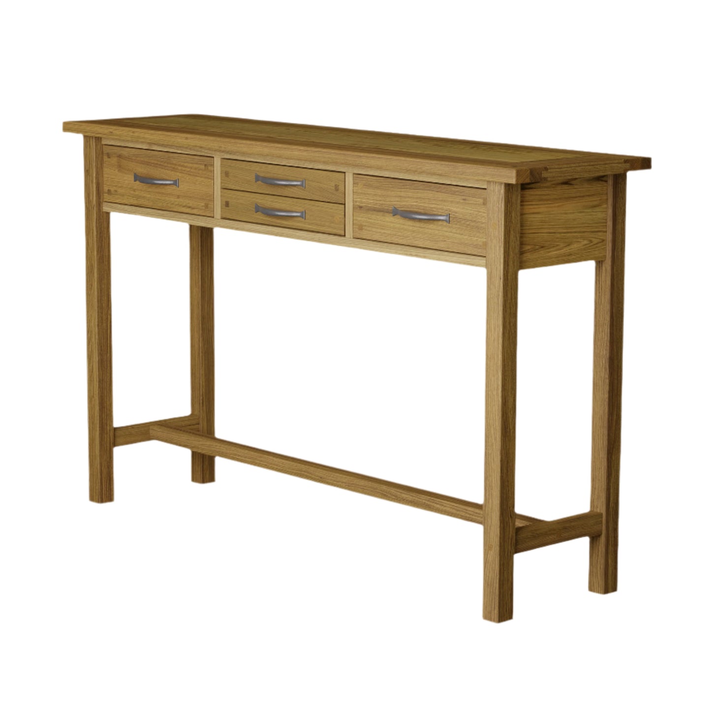 Laura Ashley Milton 4 Drawer Console Table in Oak - 3160617