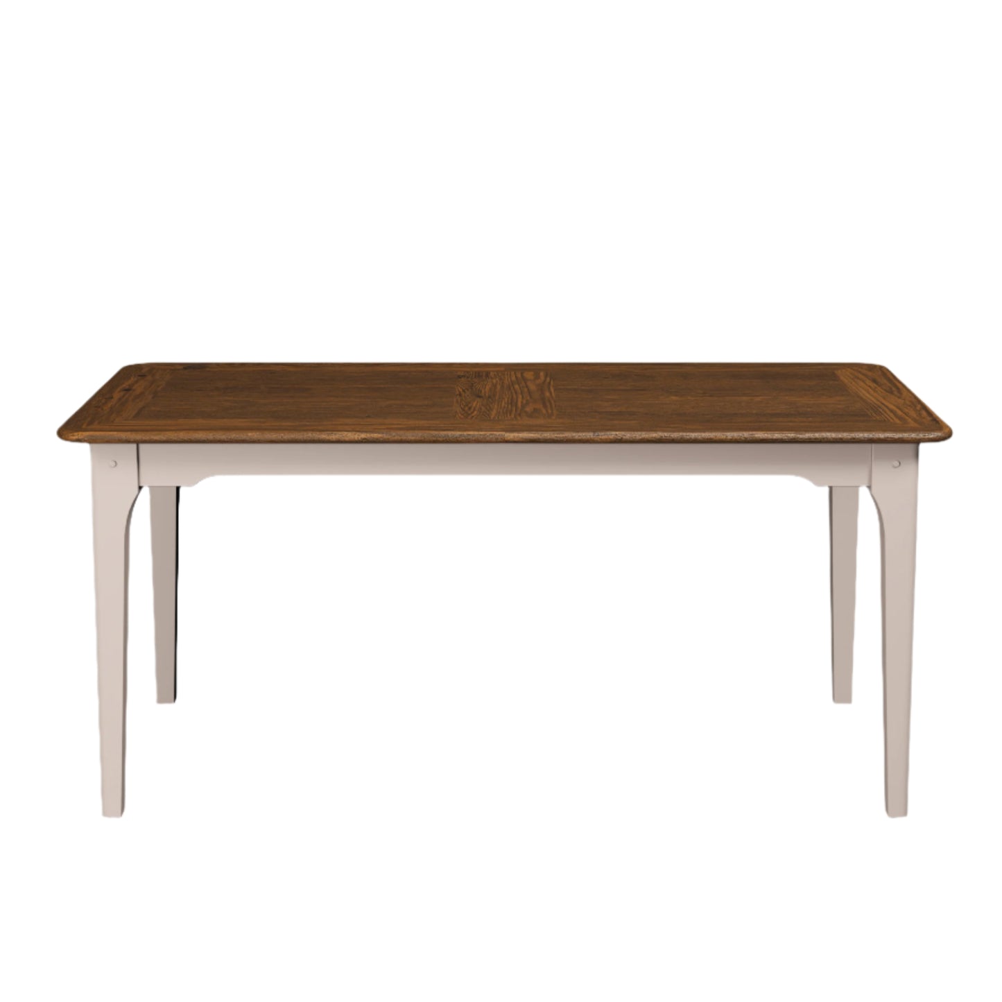 Laura Ashley Hapton Extending Dining Table in Soft Truffle and Dark Chesnut - 3311001
