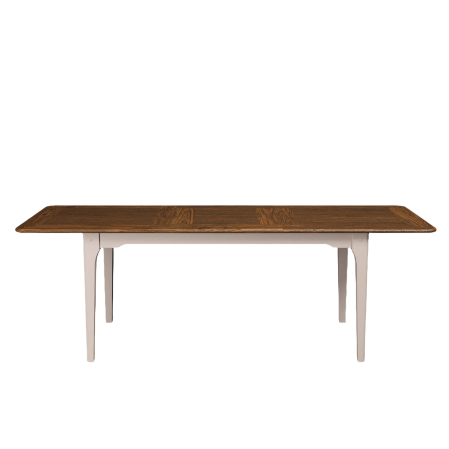 Laura Ashley Hapton Extending Dining Table in Soft Truffle and Dark Chesnut - 3311001