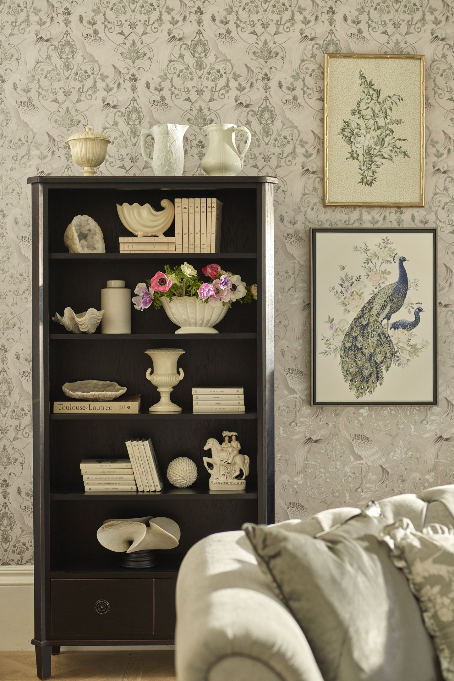 Laura Ashley Henshaw 2 Drawer Single Bookcase
