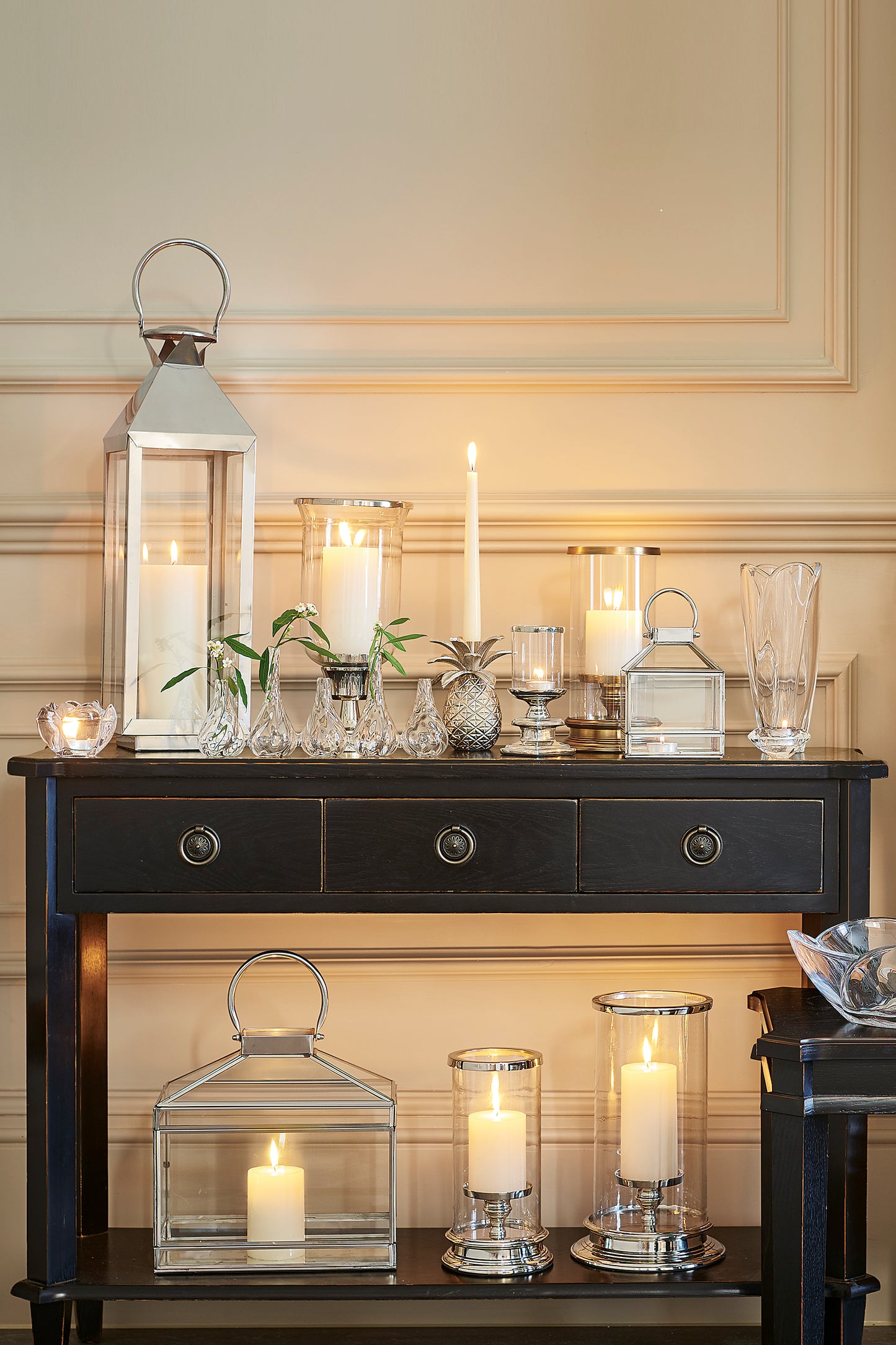 Laura Ashley Henshaw 3 Drawer Console Table