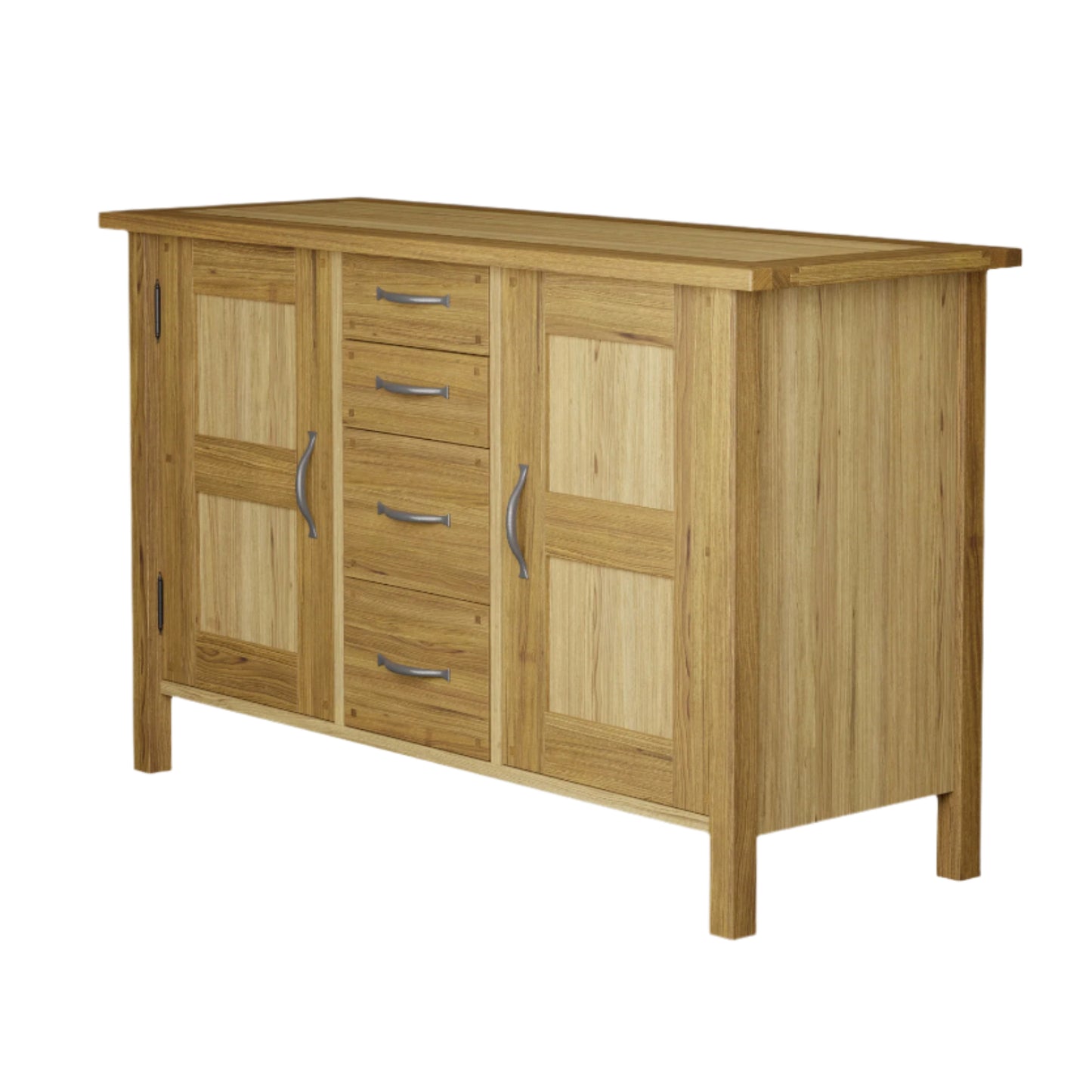Laura Ashley Milton 2 Door 4 Drawer Sideboard in Oak Wood - 3190241