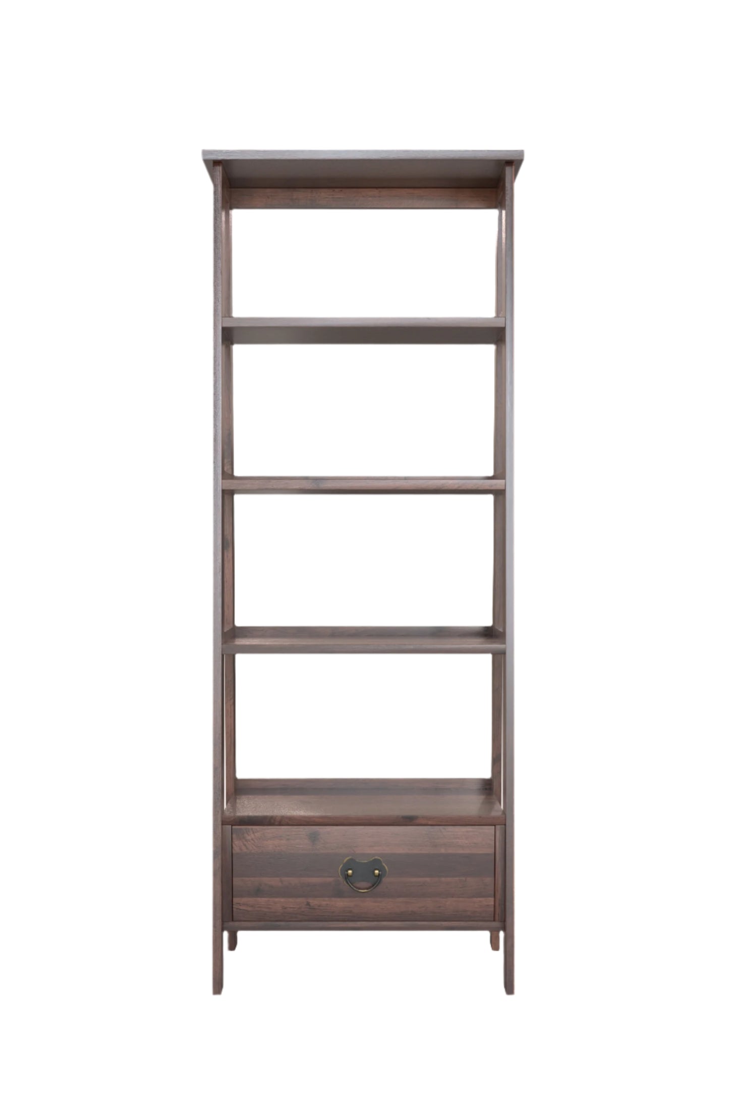 Laura Ashley Garrat Ladder Shelving Unit in Dark Chestnut - 3535414 - White Bear Furnishings