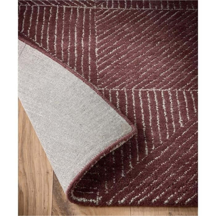 Eco Modern Wool Rug Geometric Design