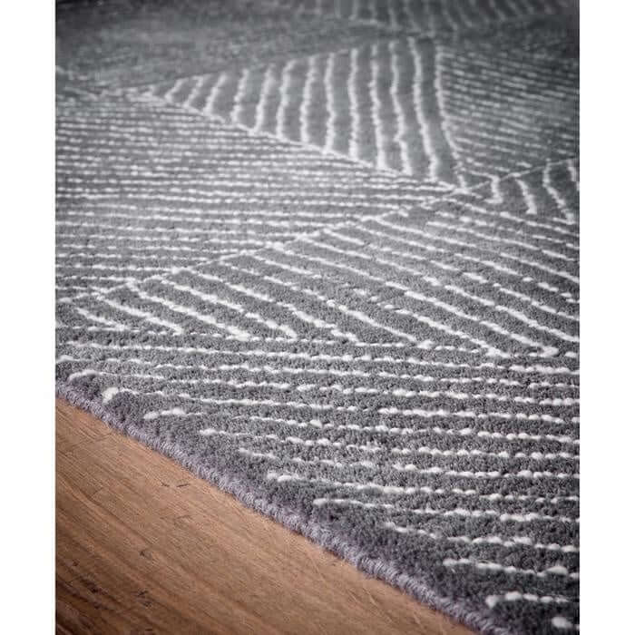 Eco Modern Wool Rug Geometric Design