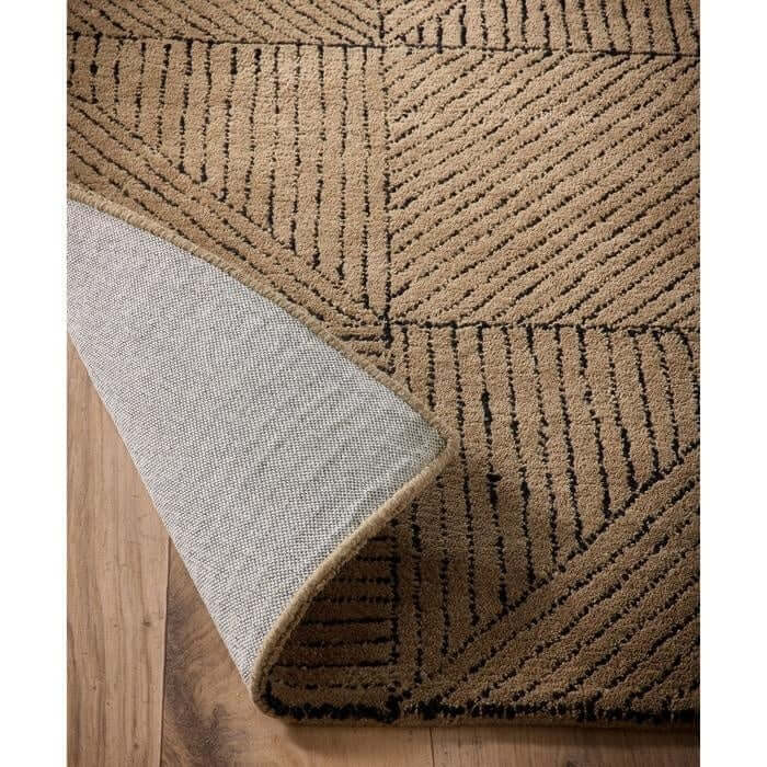 Eco Modern Wool Rug Geometric Design