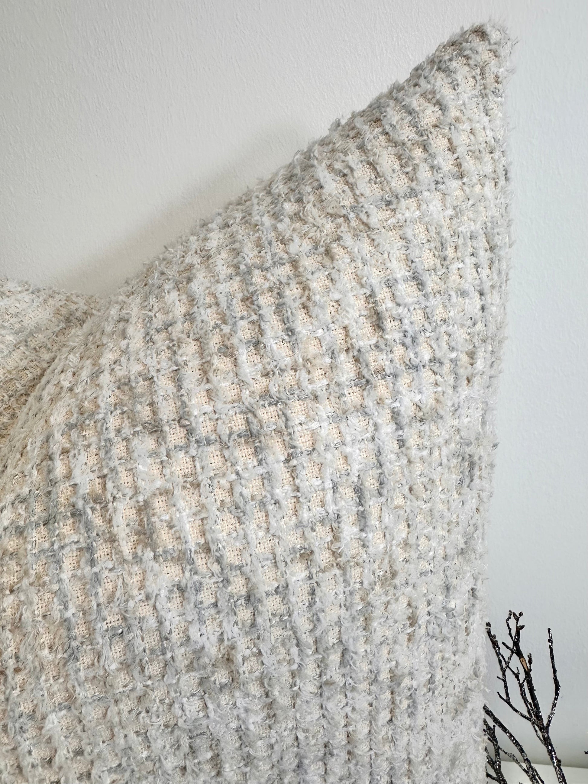 The Couture Cushion - The Greige Harriet - Style No. 109 - White Bear Furnishings