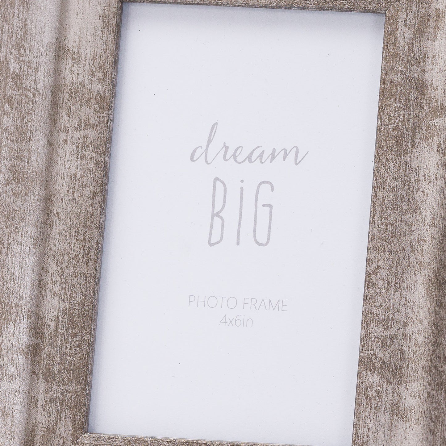 Convex Matt Silver 4 x 6 Frame