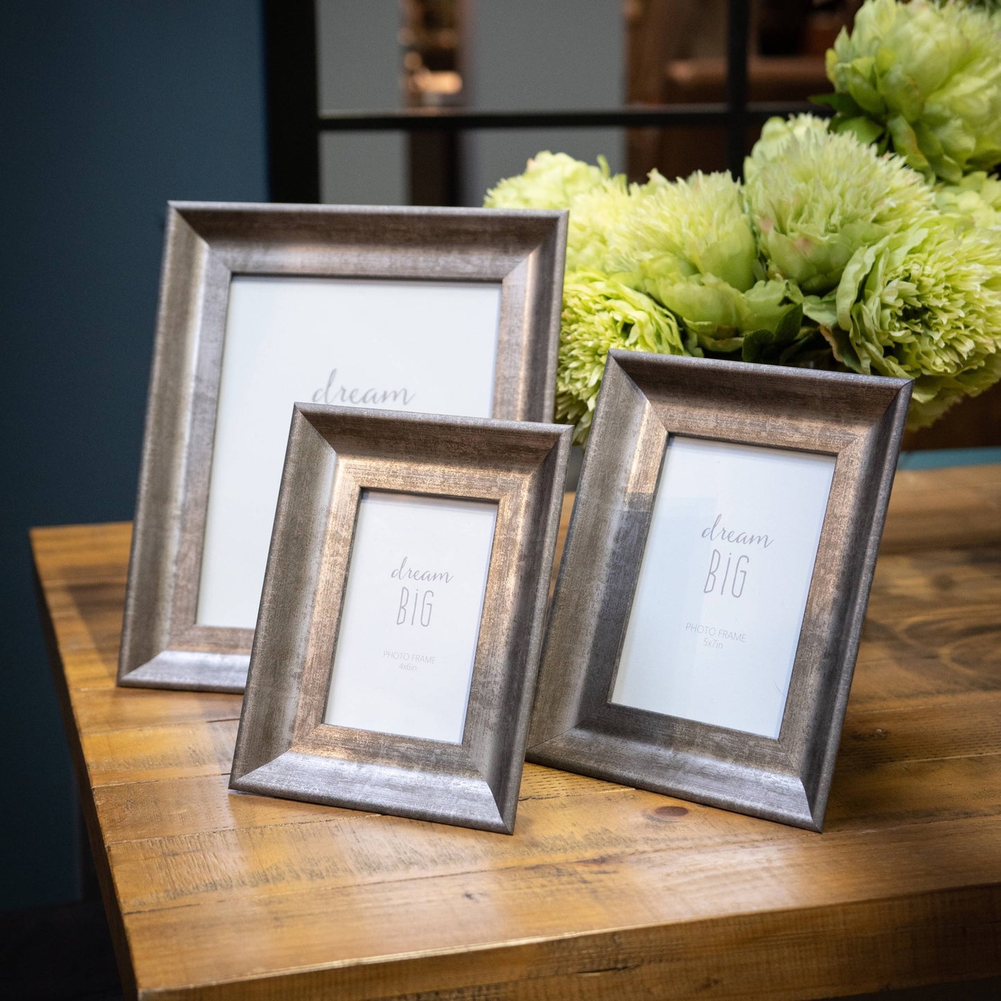 Convex Matt Silver 4 x 6 Frame