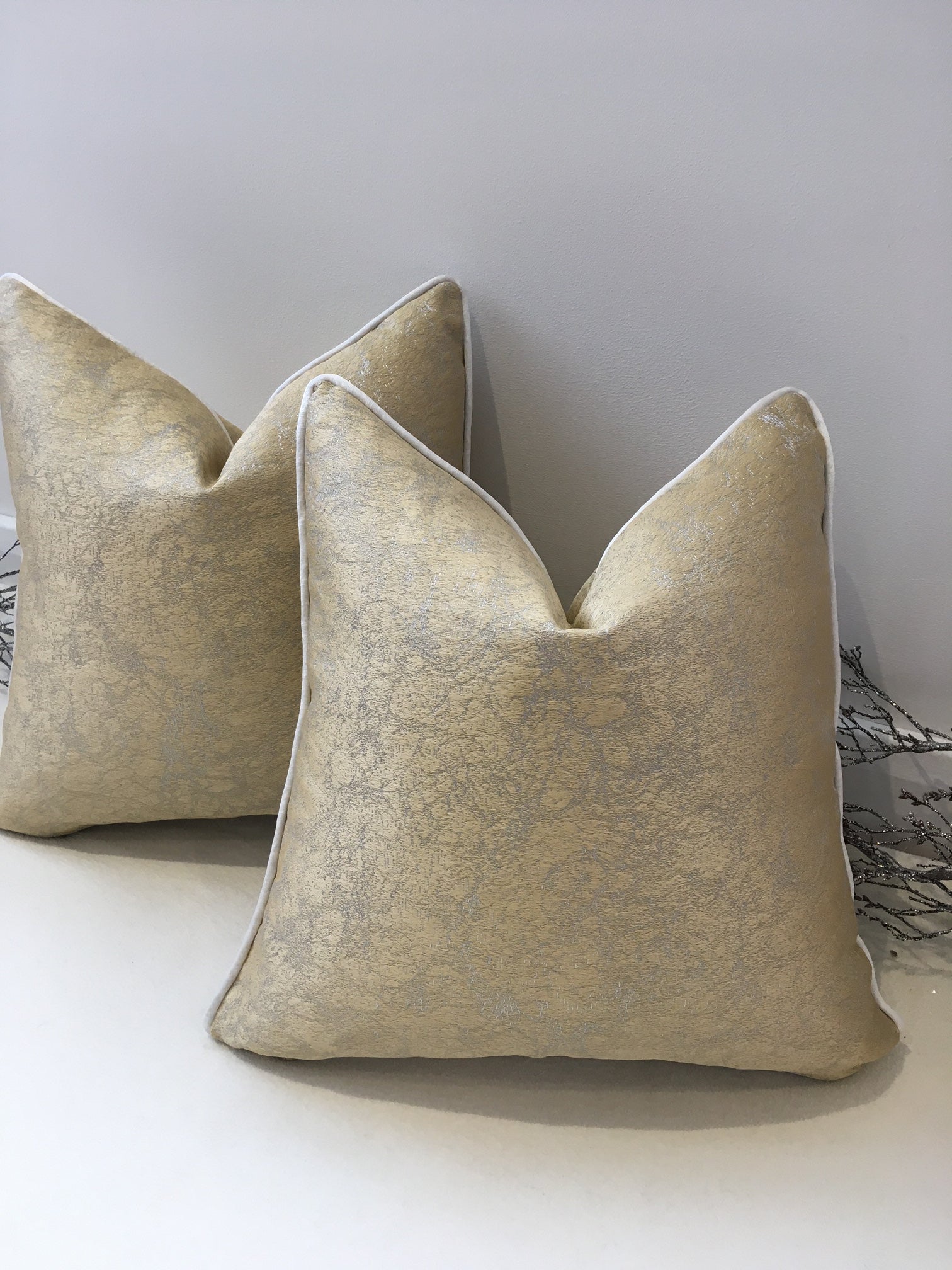 The Couture Cushion - The Gold Cardin - Style No. 82 - White Bear Furnishings