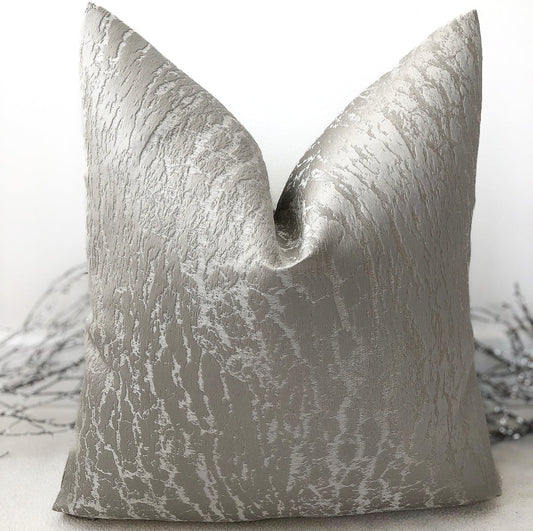 The Couture Cushion - The Tuleste Silver - Style No. 7 - White Bear Furnishings