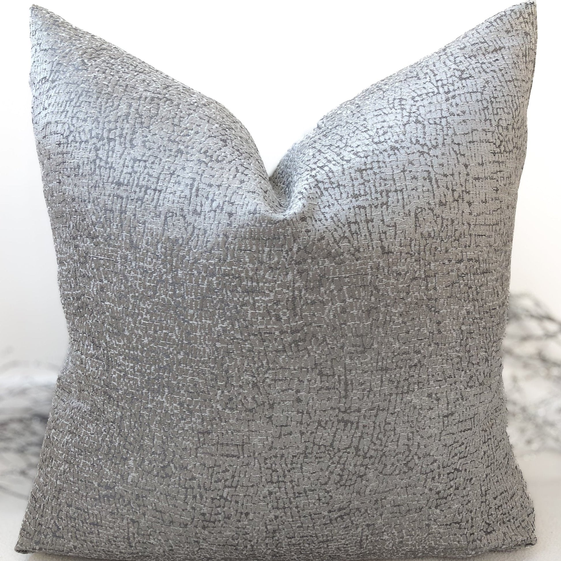 The Couture Cushion - The Silver Vera - Style No. 23 - White Bear Furnishings