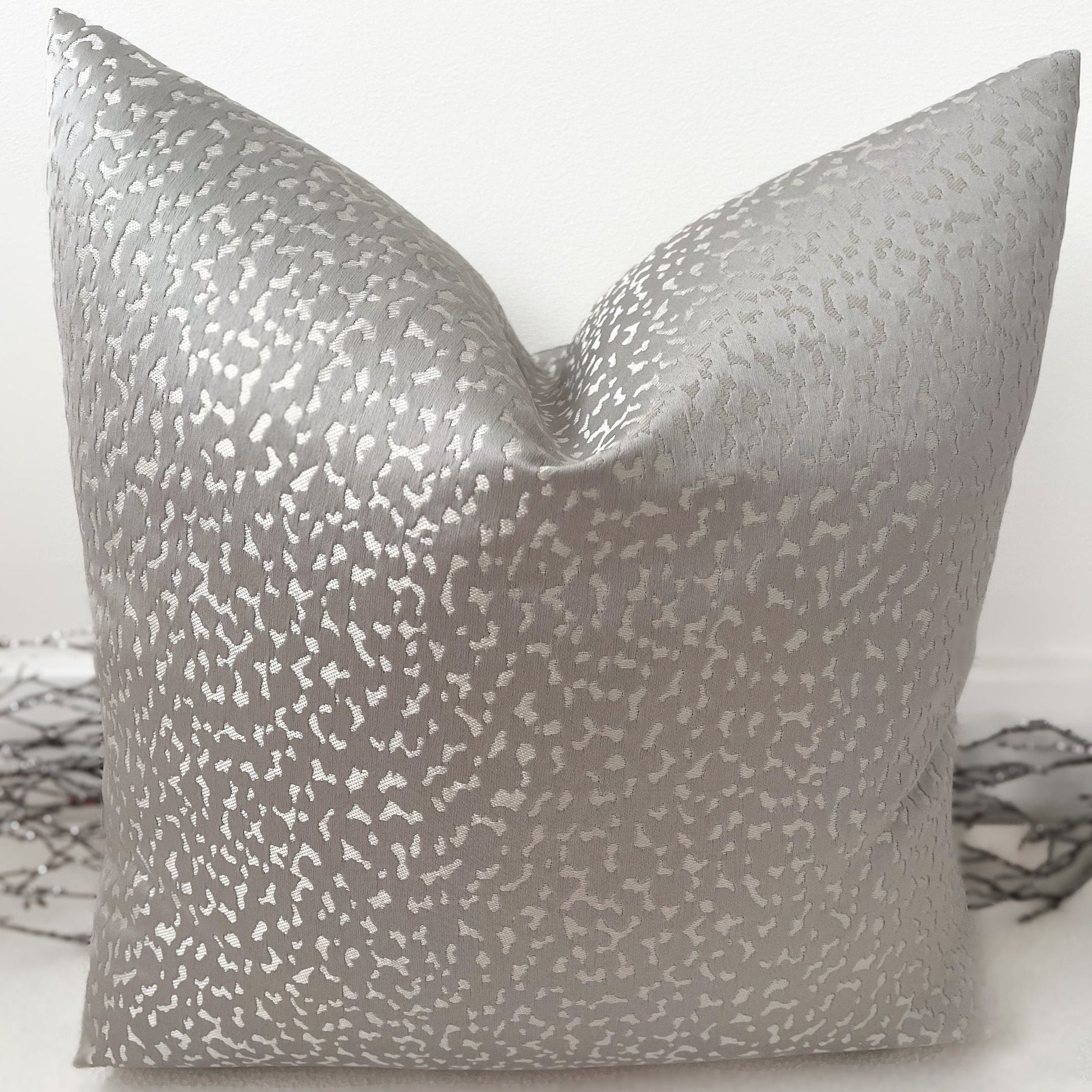 The Couture Cushion - The Silver Mossimo - Style No. 66 - White Bear Furnishings