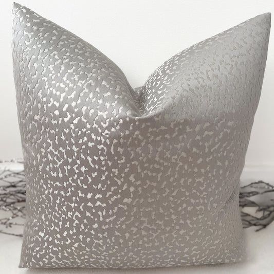 The Couture Cushion - The Silver Mossimo - Style No. 66 - White Bear Furnishings