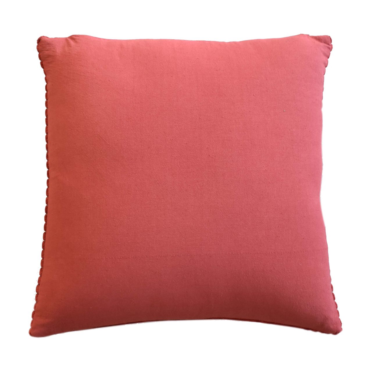 Ribbed Red Cushion Set of 2 - White Bear Furnishings