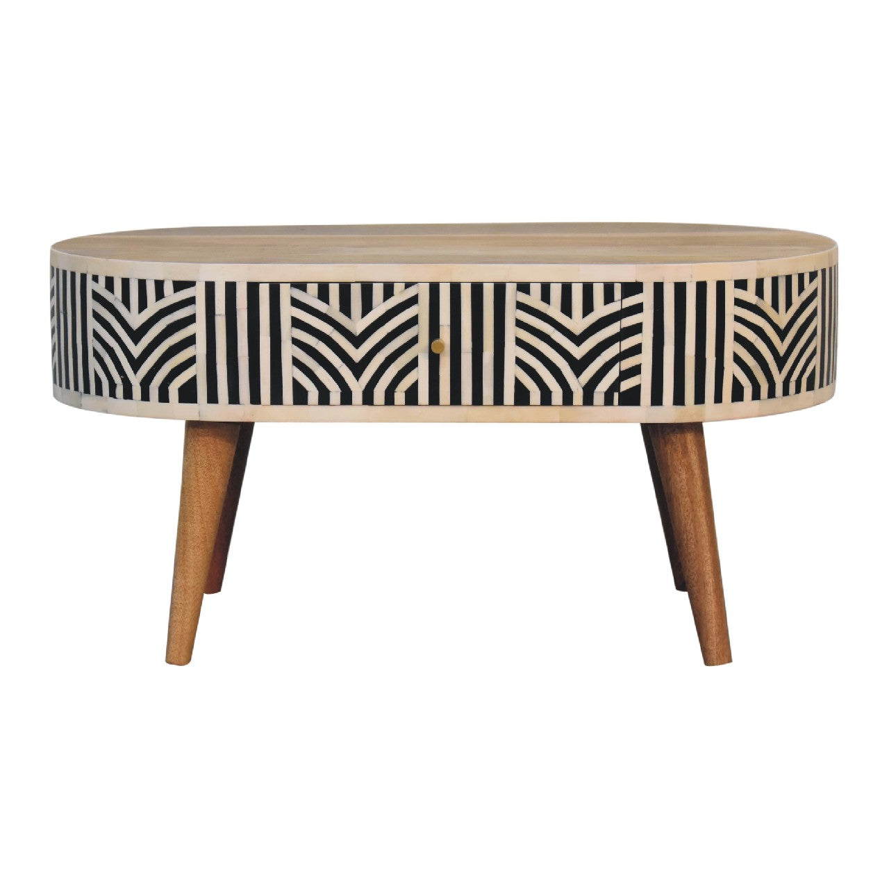 Handcrafted Edessa Bone Inlay Coffee Table - IN3384