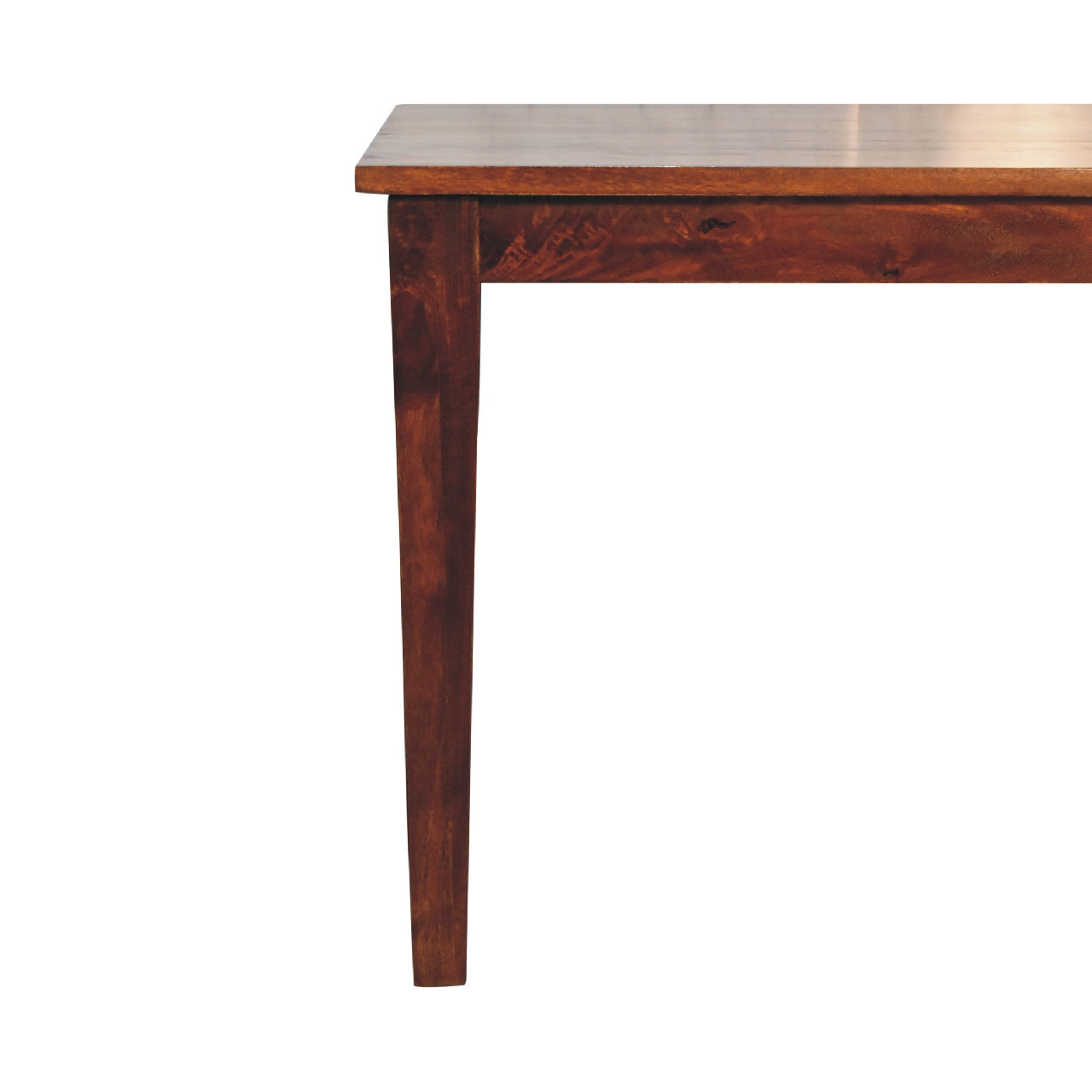 Handcrafted Artisanal Chestnut Dining Table - IN3588