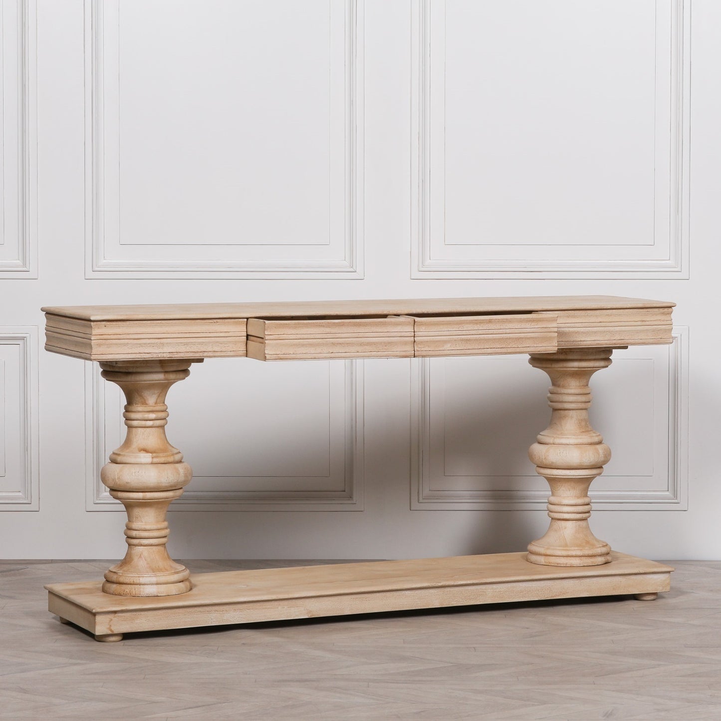Maison Reproductions 180cm Wooden Console Table with Drawers - KFA145