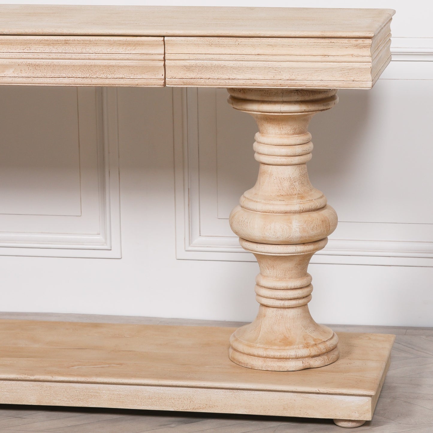 Maison Reproductions 180cm Wooden Console Table with Drawers - KFA145