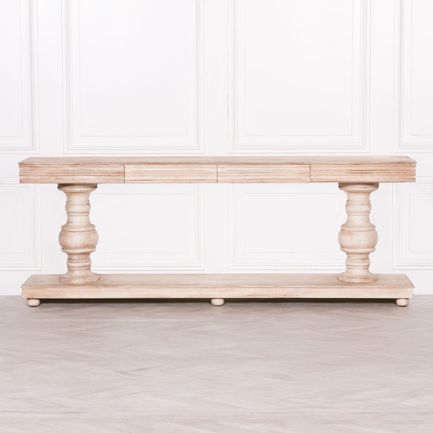 Maison Reproductions Wooden Console Table with Drawers - KFA152