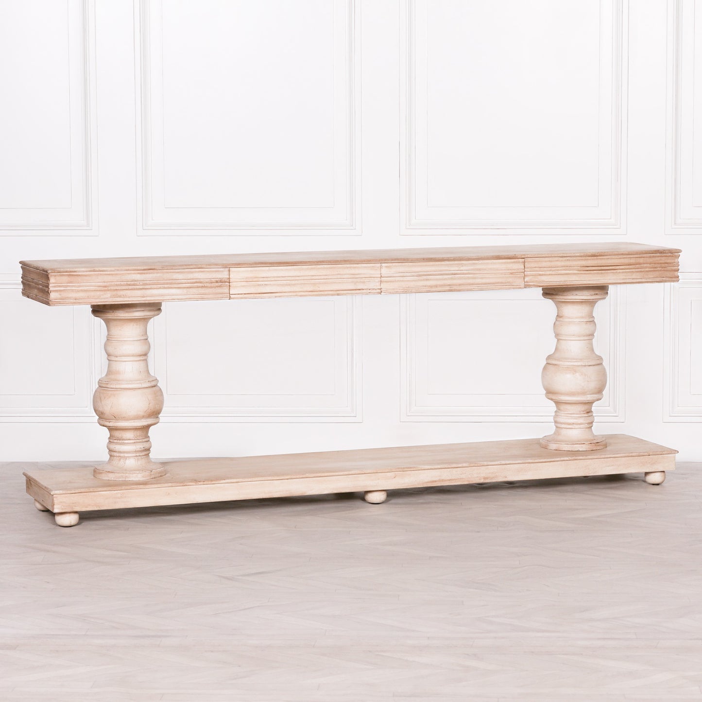 Maison Reproductions Wooden Console Table with Drawers - KFA152
