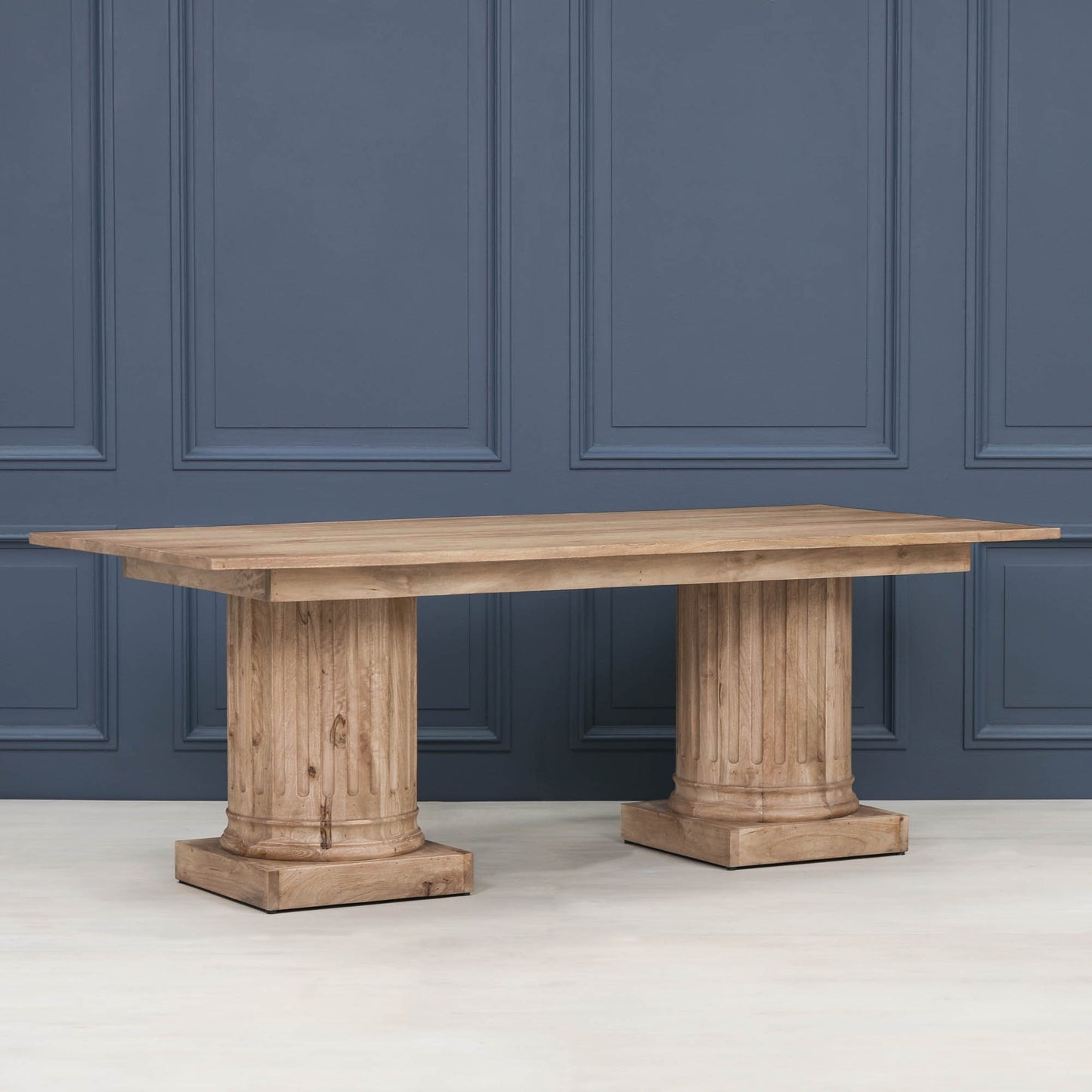 Maison Reproductions Wooden Column Rectangular Dining Table 220cm