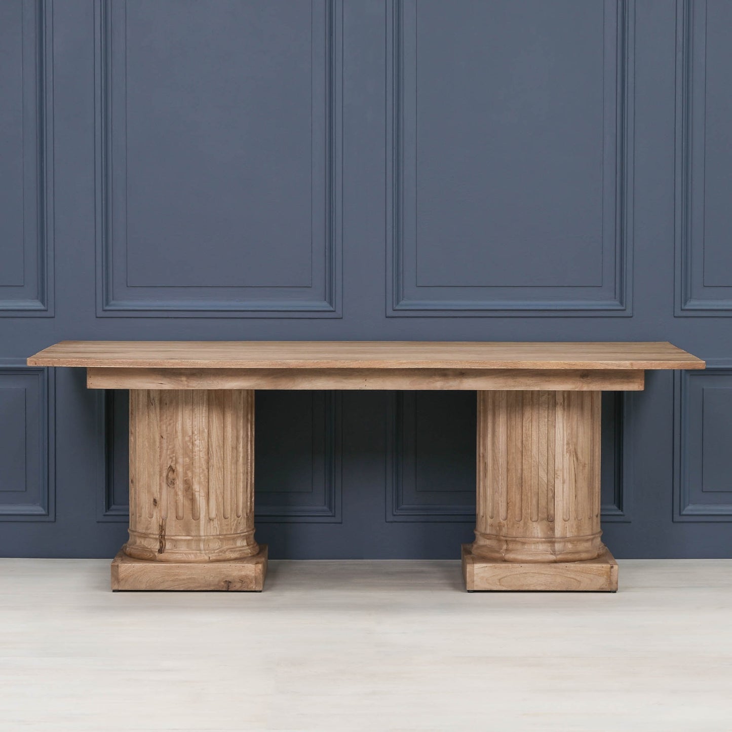 Maison Reproductions Wooden Column Rectangular Dining Table 220cm