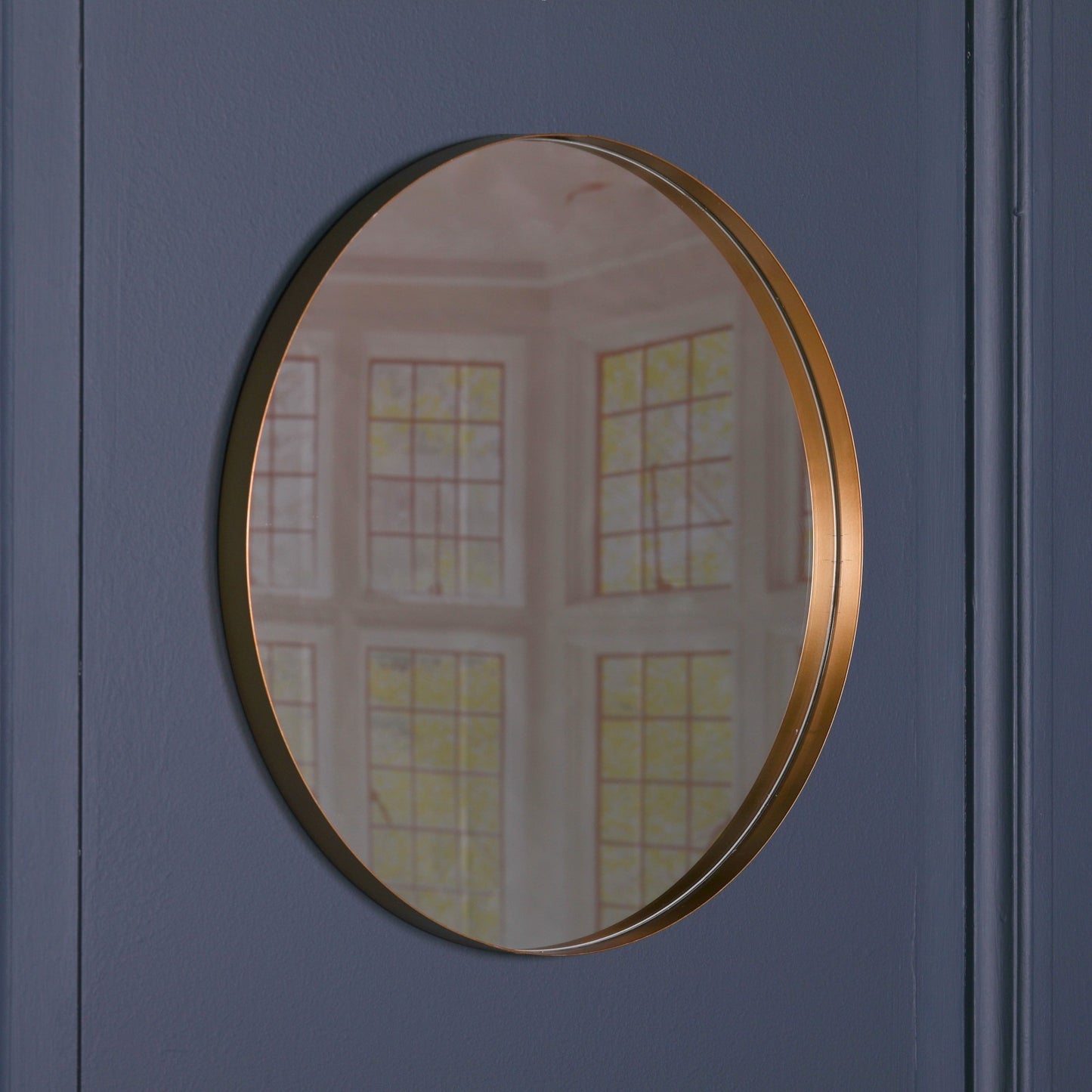 50cm Gold Round Wall Mirror - MWA091