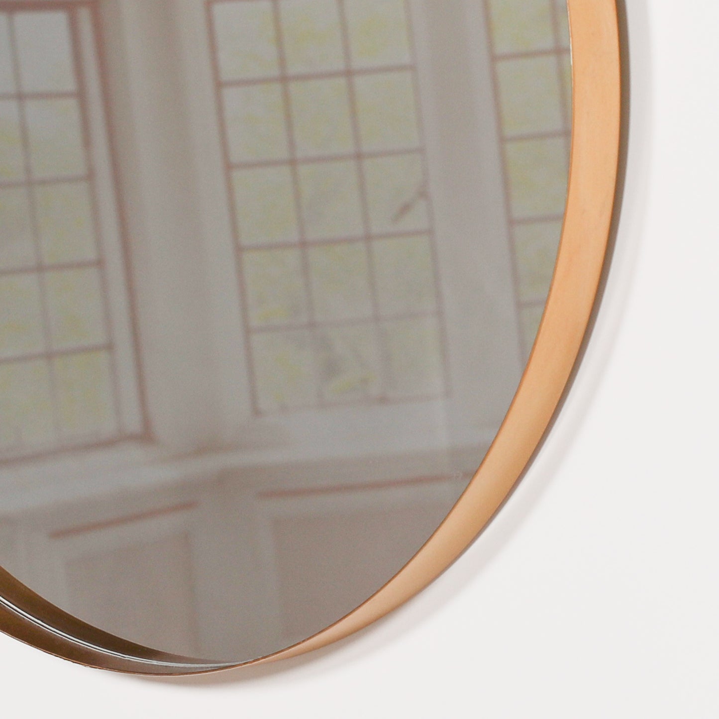 50cm Gold Round Wall Mirror - MWA091
