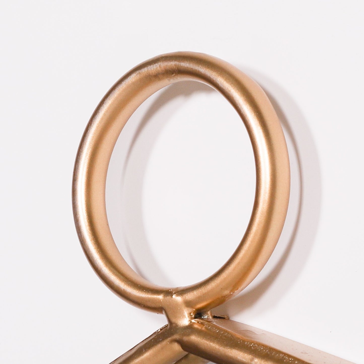 Gold Rectangular Hook Wall Mirror - MWA094