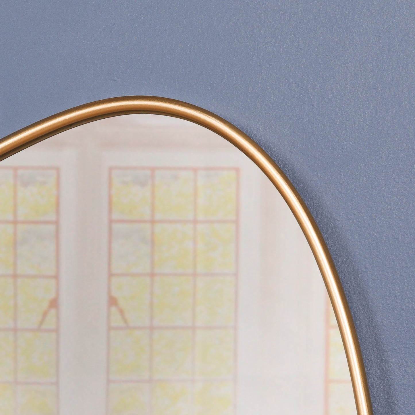 Gold Framed Asymmetrical Wall Mirror - MWA680