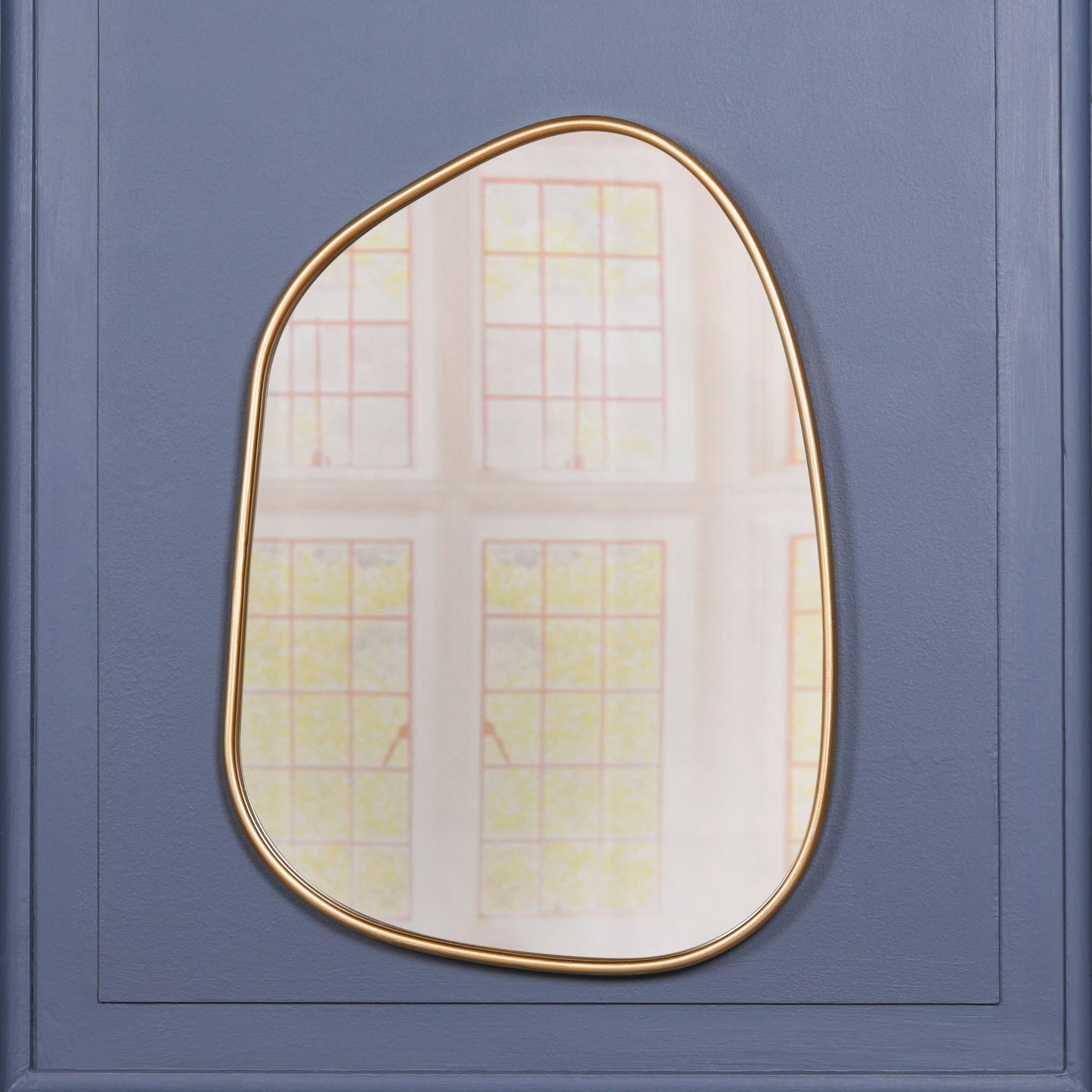 Gold Framed Asymmetrical Wall Mirror - MWA680