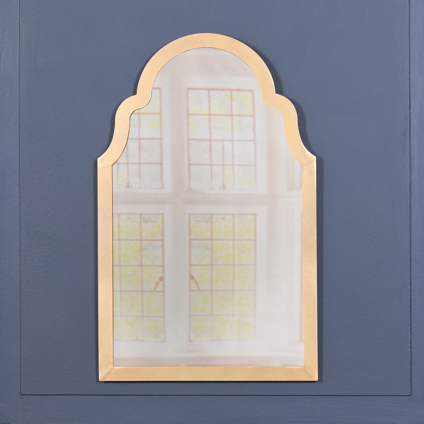 Gold Arch Metal Wall Mirror - MWA688