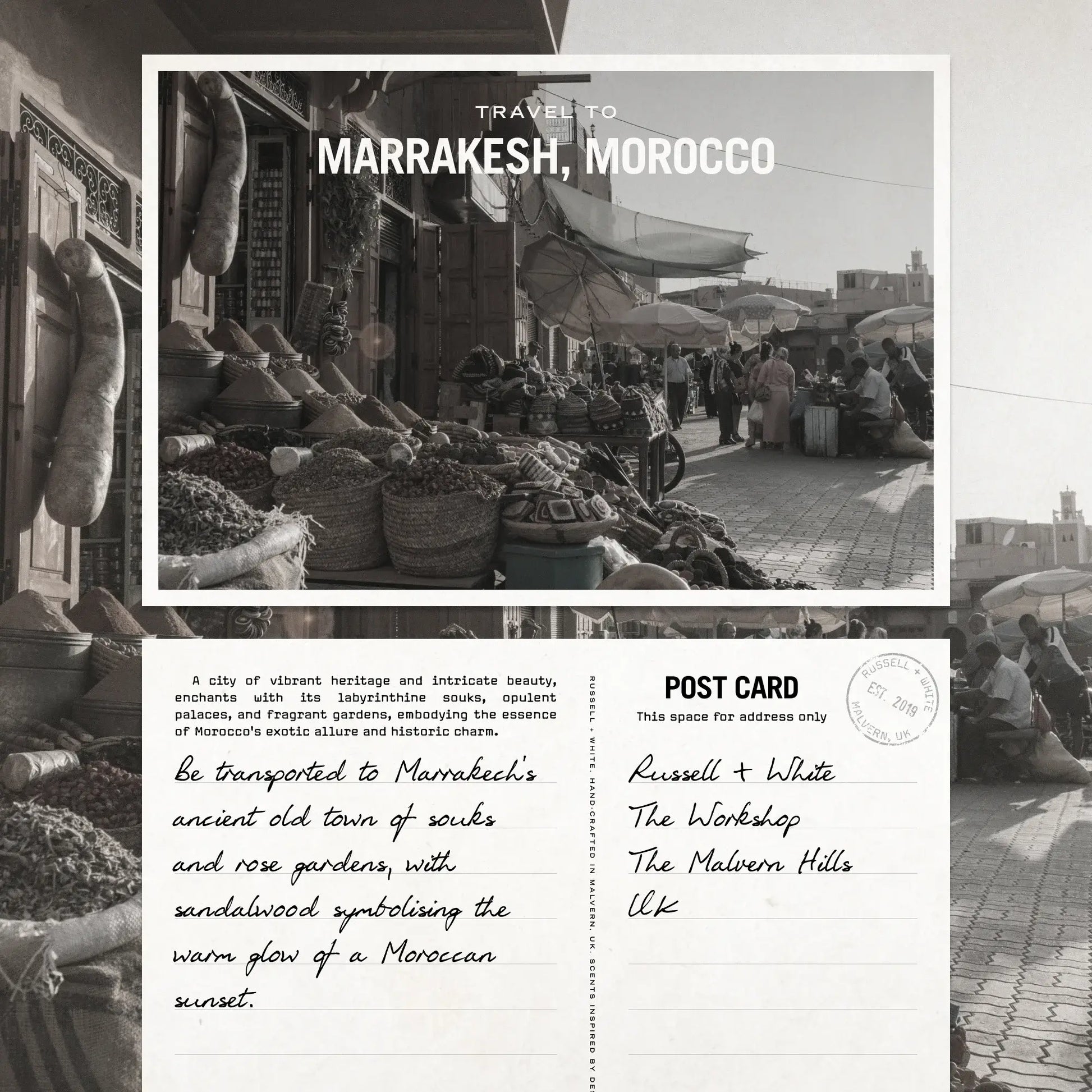 Medina Rose Scented Candle Refill - White Bear Furnishings